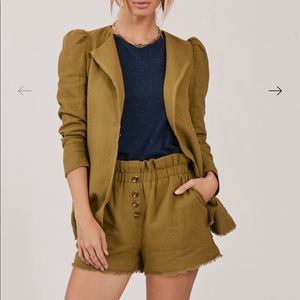 Something Navy Blazer/Short set